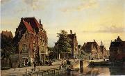 unknow artist European city landscape, street landsacpe, construction, frontstore, building and architecture. 142 oil painting reproduction